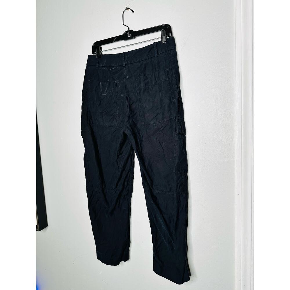 ANOTHER TOMORROW Black Cotton Front Button Fly Cargo Style Trouser Pant Size 42 - Picture 3 of 14